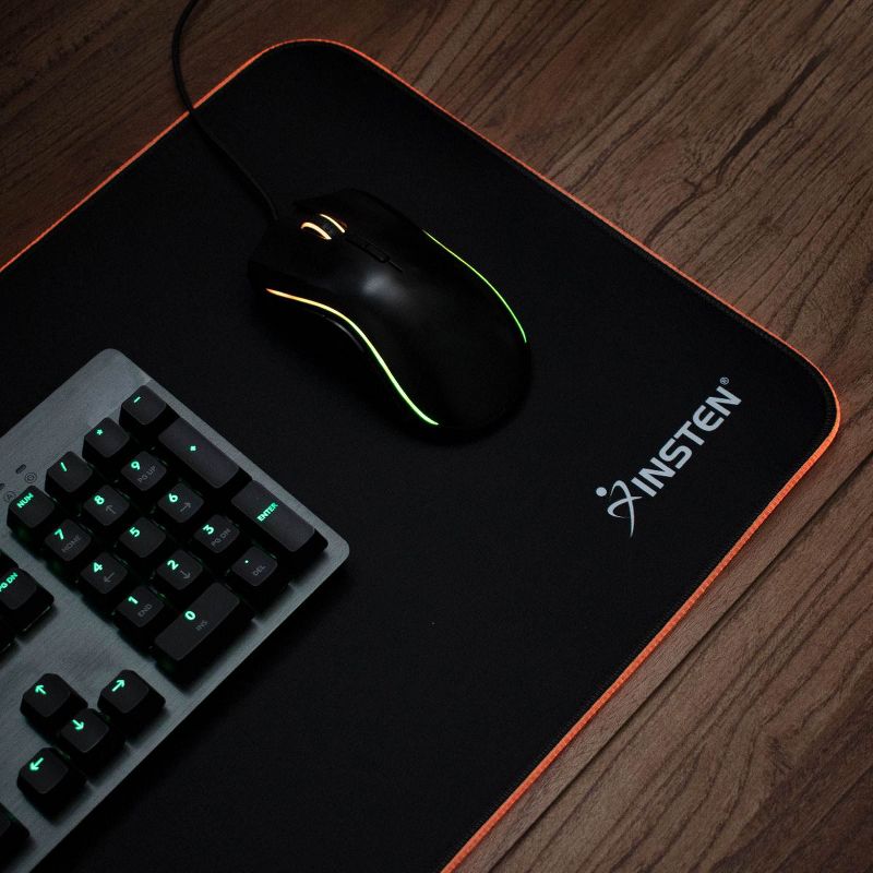 Lenovo Legion M200 RGB Gaming Mouse-WW - Optical - Cable - Black - USB - 2400 dpi - Scroll Wheel - 5 Button(s) - Symmetrical