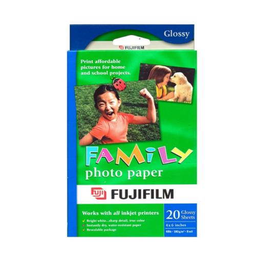 FUJI Family Paper 4 x 6 Inches 5 Pack of 20 Sheet 402803-100PK