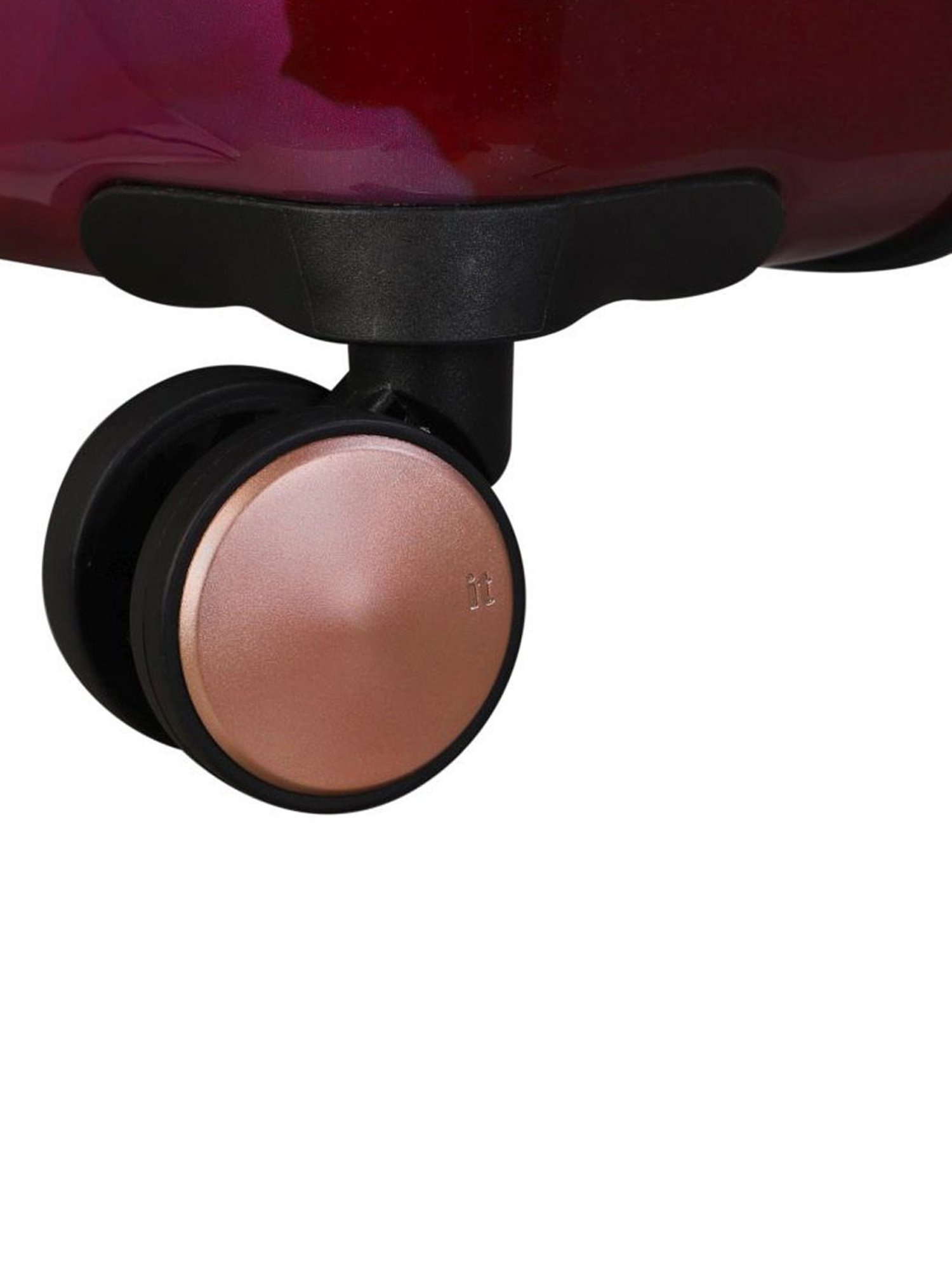 it luggage Sheen Maxy Rose Red Combo-24 & 20 inches Expandable Hardsided Luggage Trolley with TSA