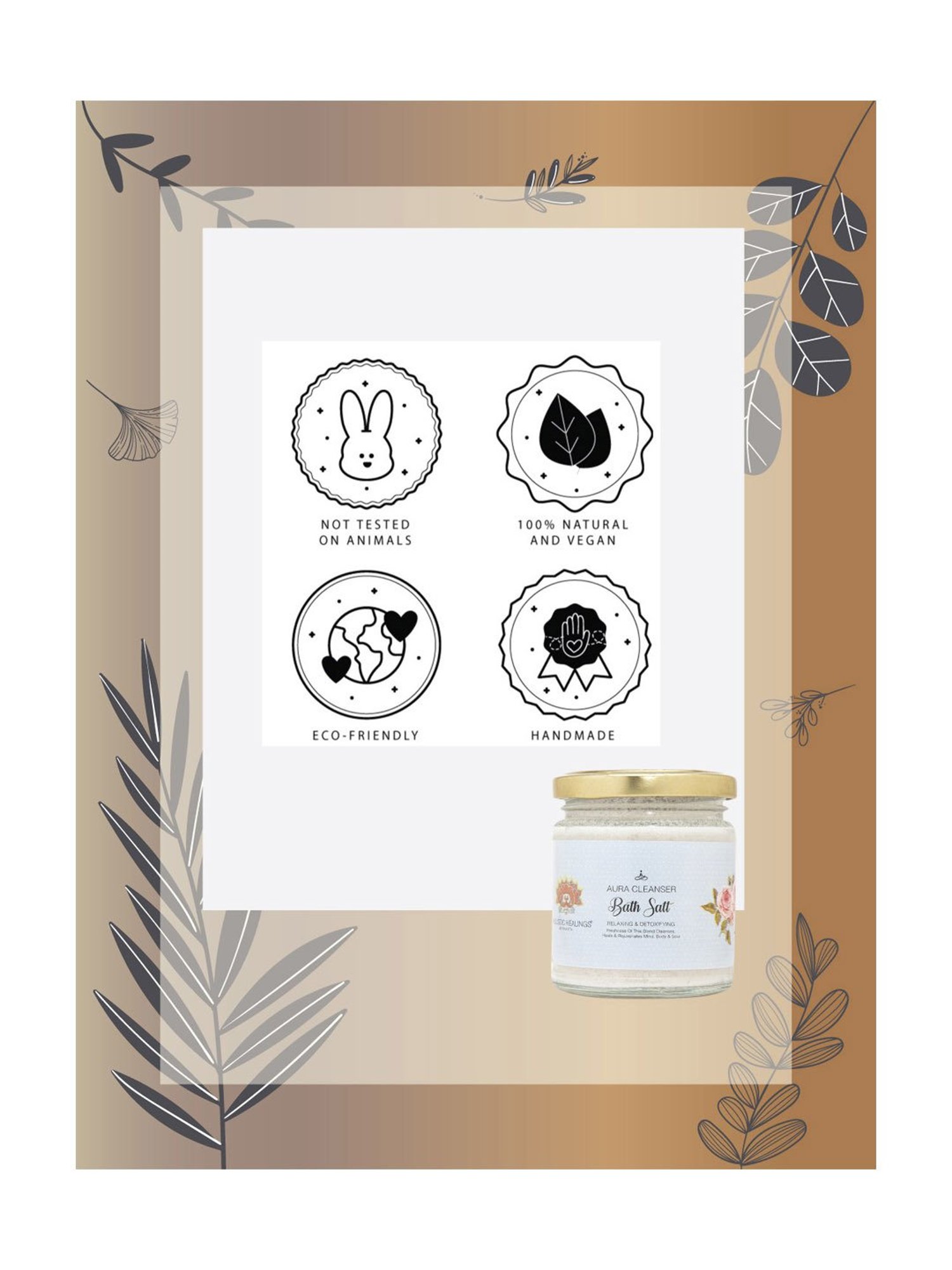 Holistic Healings By Shaveta Bath Salt Aura Cleanser - 200 gm