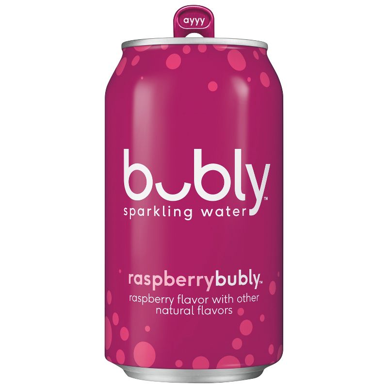 bubly Raspberry Sparkling Water - 8pk/12 fl oz Cans