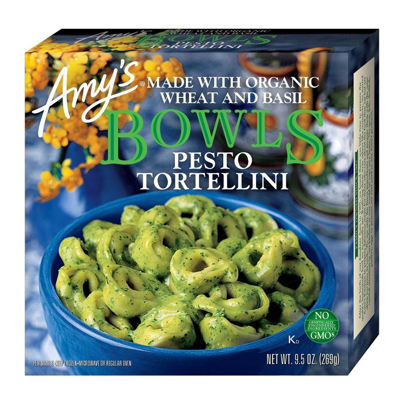 Amy's Pesto Frozen Tortellini Bowls - 9.5oz