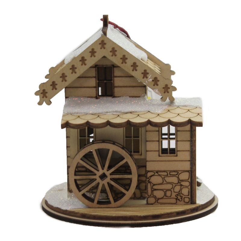 Ginger Cottages 3.75" Ginger Man Grist Mill Ornament Christmas  -  Ornament Sets