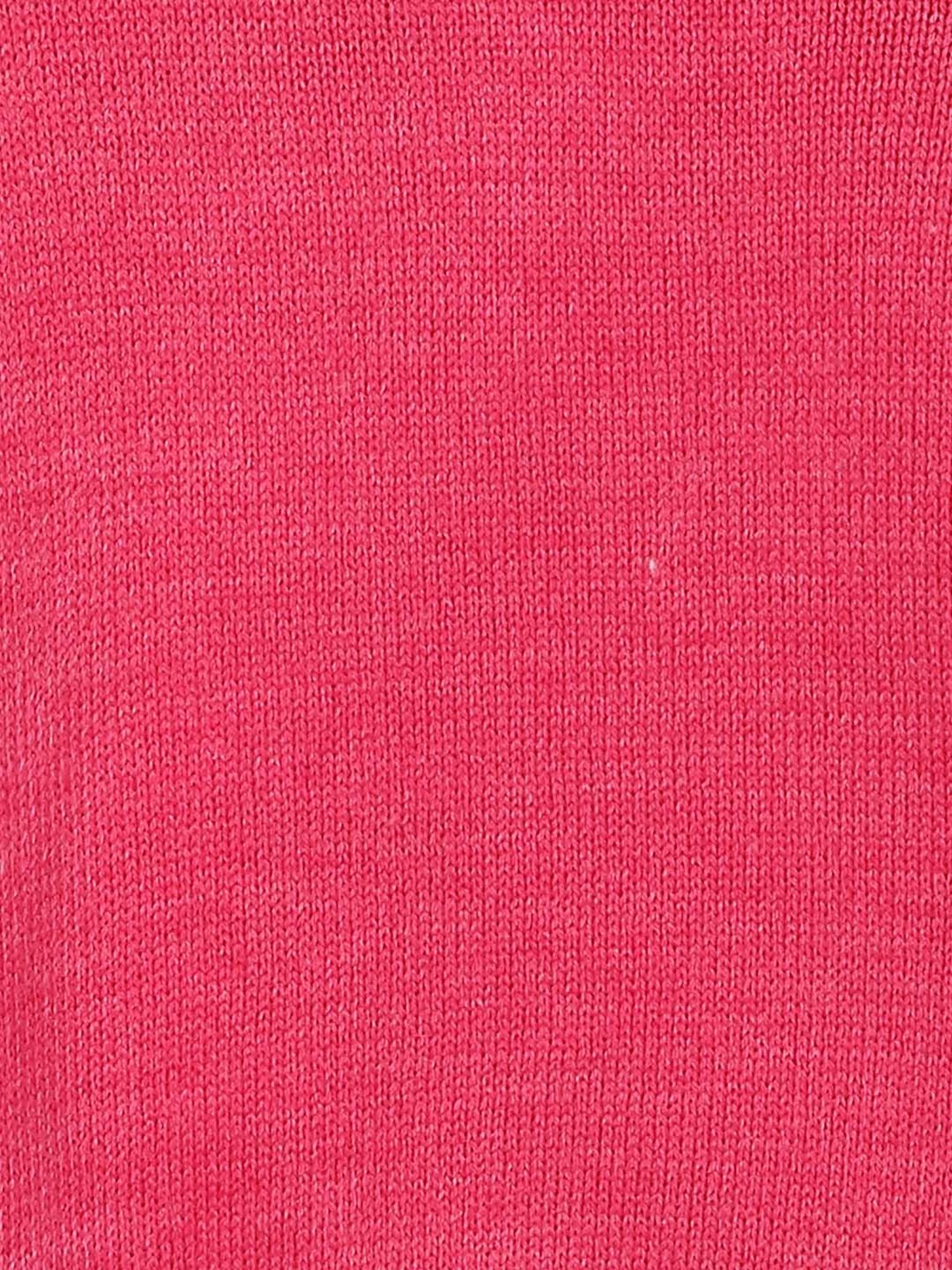 Juniors by Lifestyle Fuchsia Pink Embellished Full Sleeves Sweater