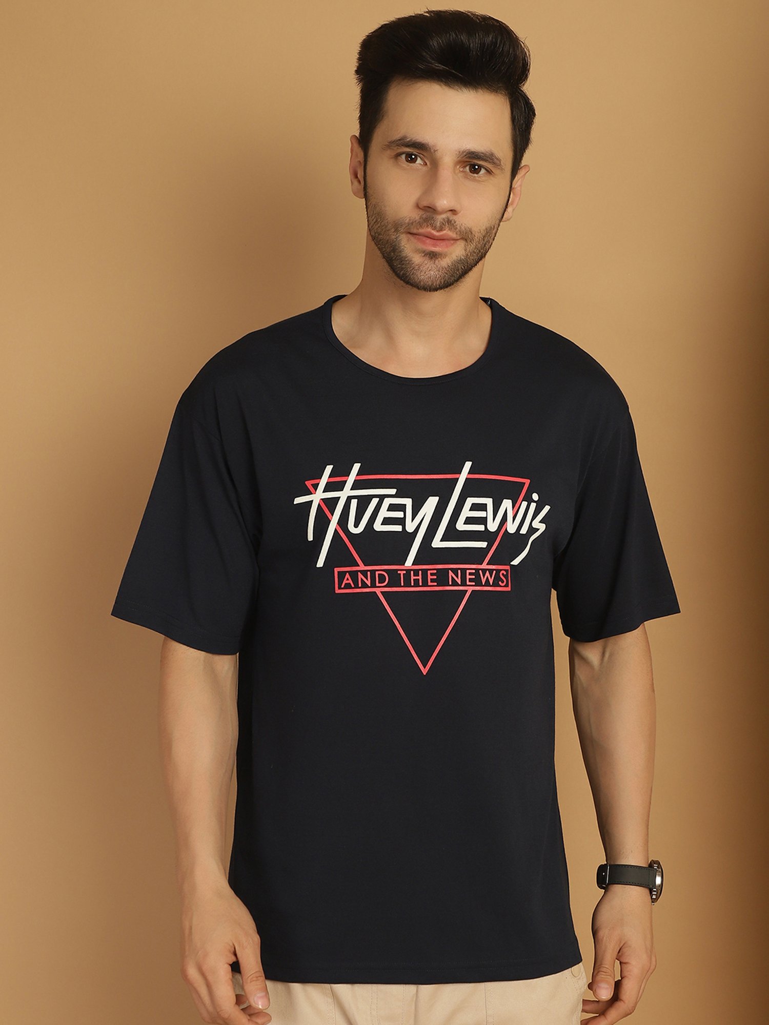 Vimal Jonney Multicolor Regular Fit Printed Crew T-Shirt - Pack of 3