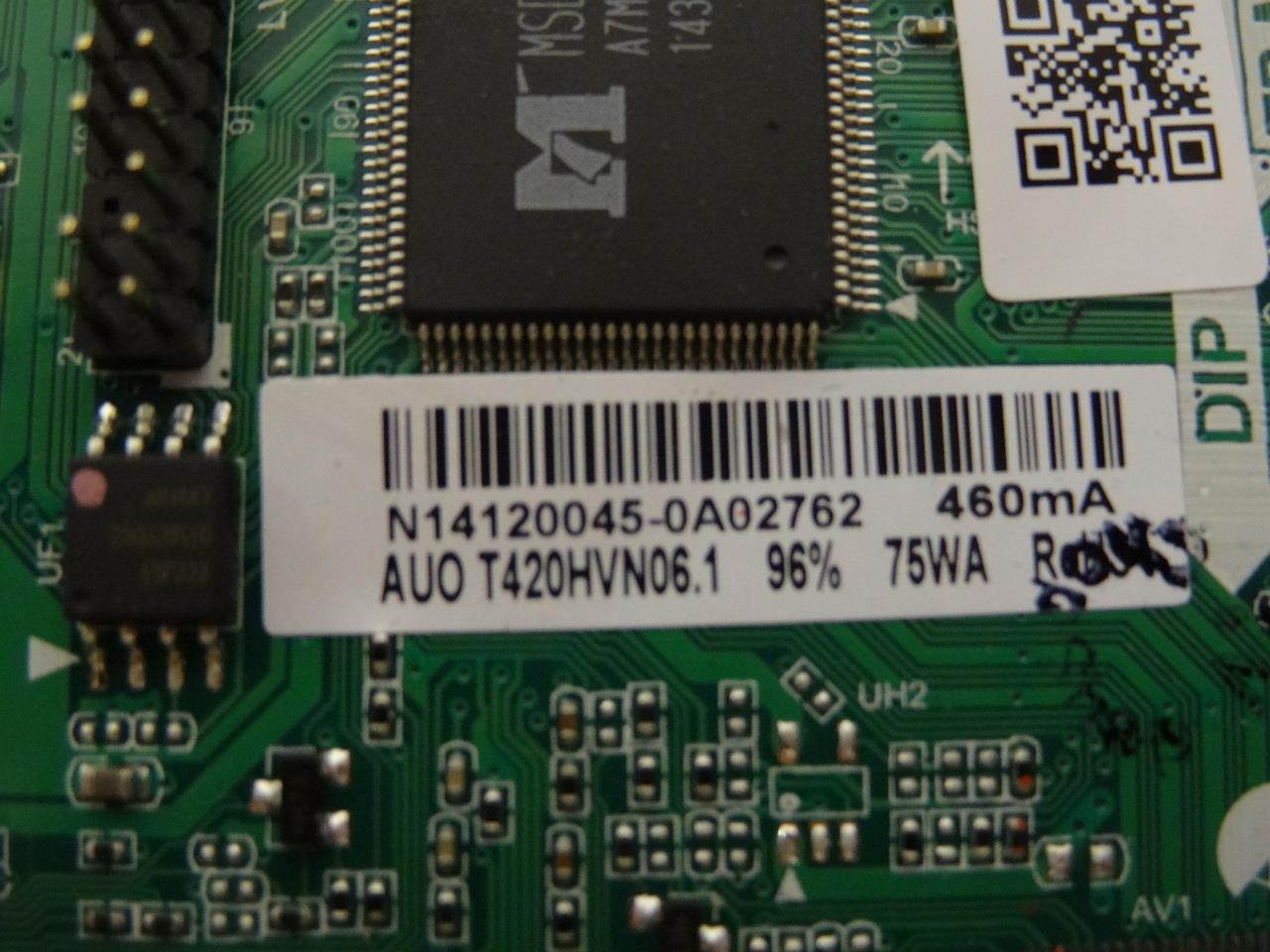 Westinghouse DWM42F2G1 Main Board / Power Supply T420HVN06.1 N14120045