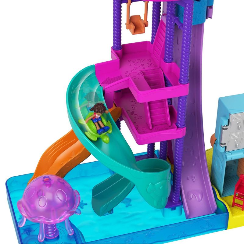 Polly Pocket Pollyville Super Slidin' Water Park Playset
