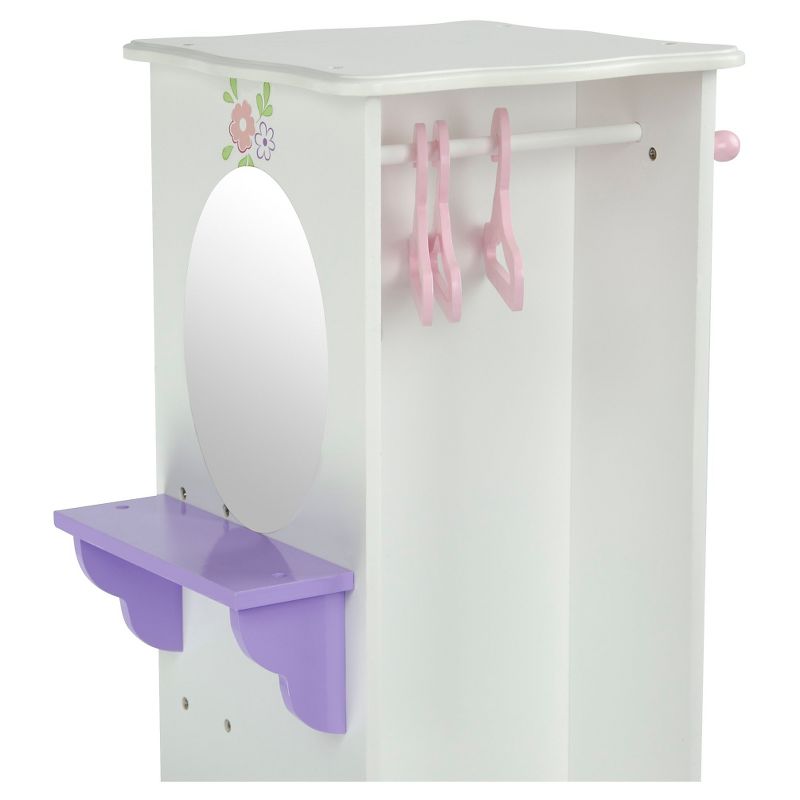 Olivia's Little World - Little Princess 18" Doll Furniture - Dresser with 3 Hangers