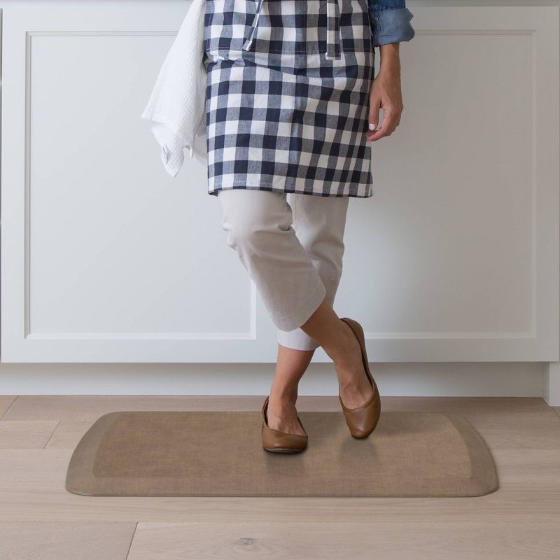 20"x34" Medallion Accent Kitchen Rug Blue - Threshold™