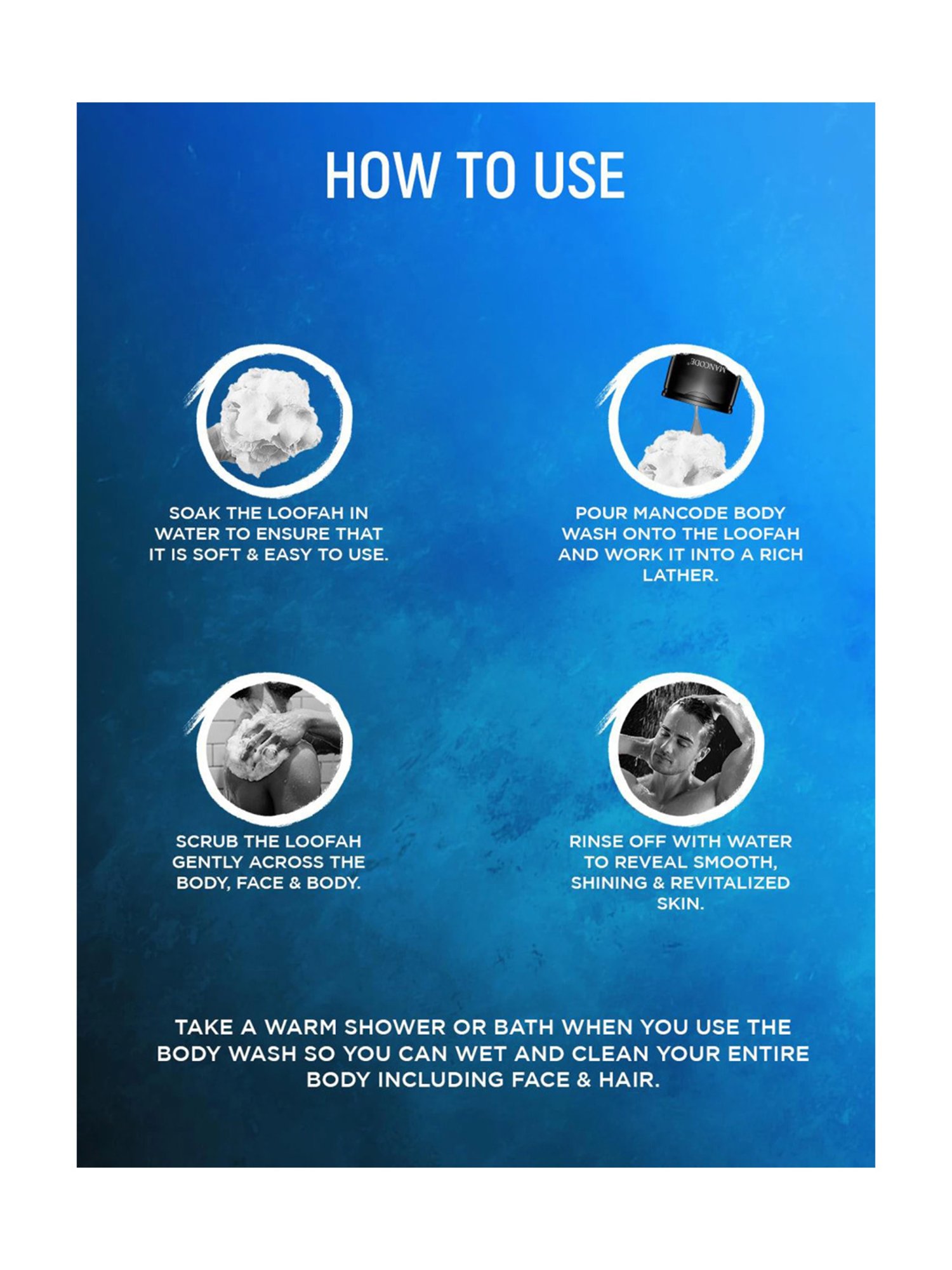 Mancode 3 in 1 Hydro Wash - 450 ml