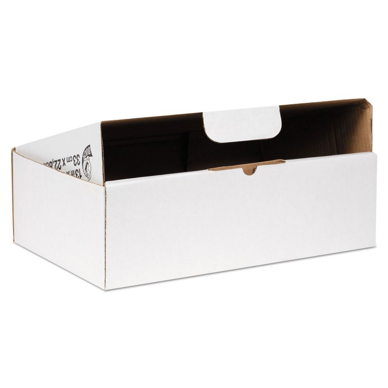 Duck Self-Locking Shipping Boxes 13l x 9w x 4h White 25/Pack 1147639