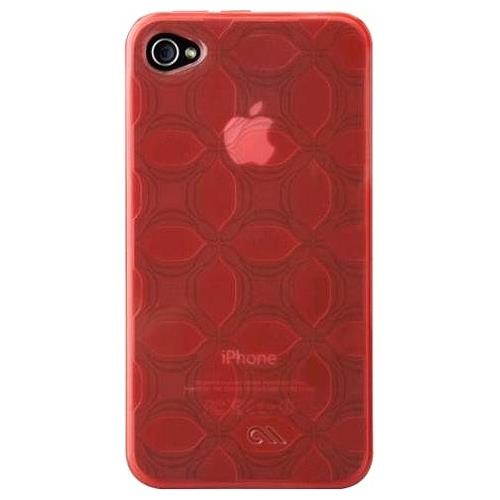 Case-Mate Gelli Flexible Yet Strong TPU Case for Apple iPhone 4/4S - Tomato