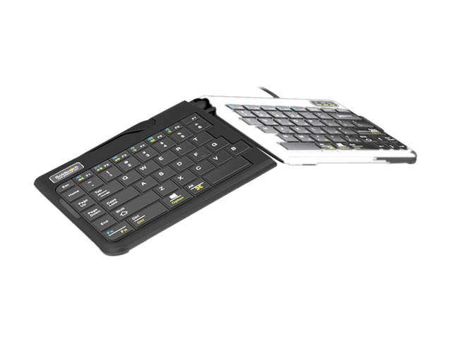 Goldtouch Go!2 Mobile Keyboard - PC & Mac - USB Black Keyboard