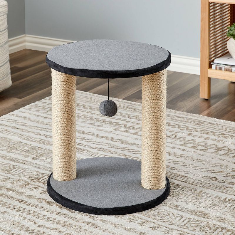 Two by Two Cedar Cat Tower - Gray