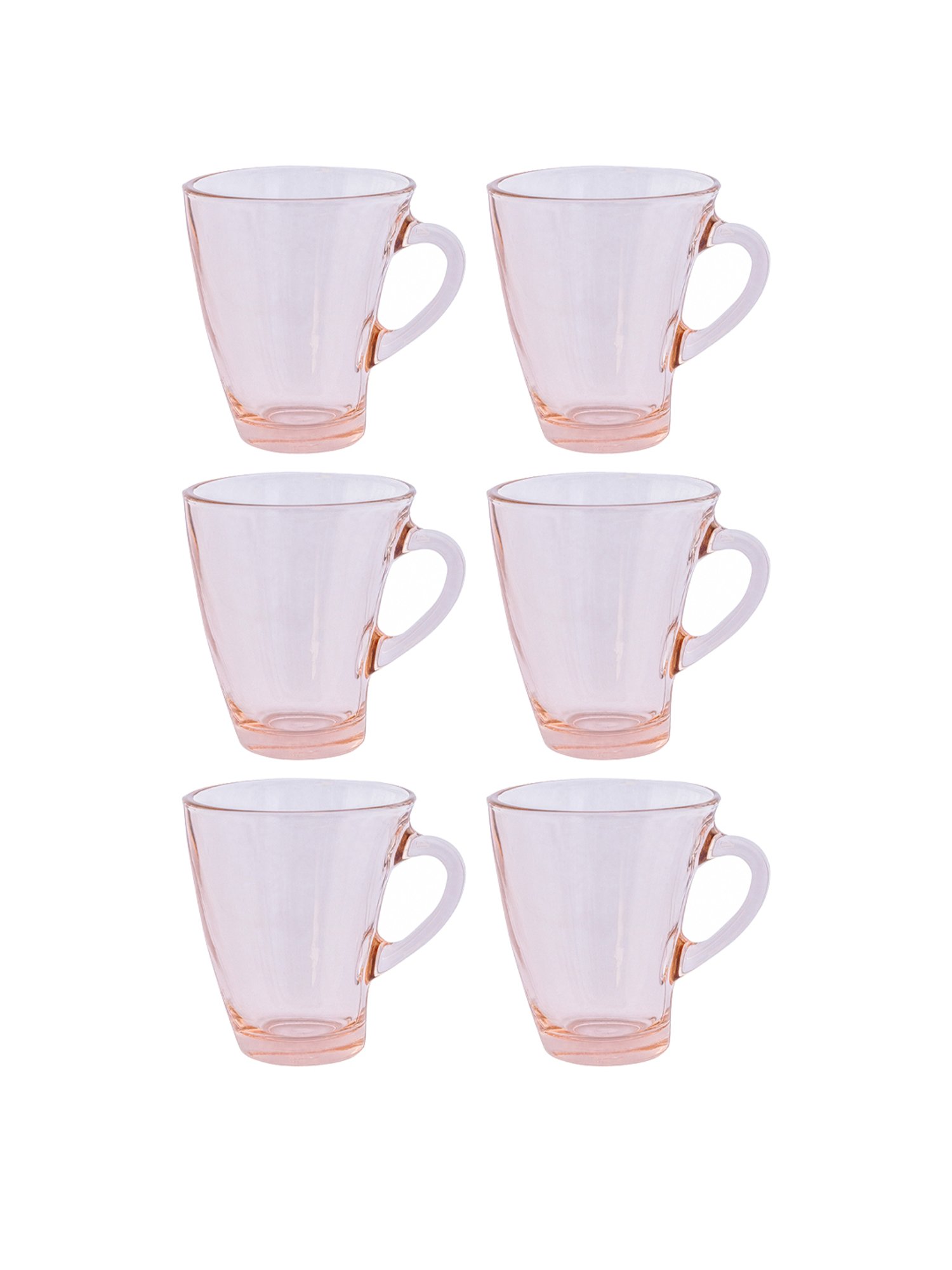 Pasabahce Transparent Glass Penguen Small Coffee Mugs - Set of 6 (170ml)