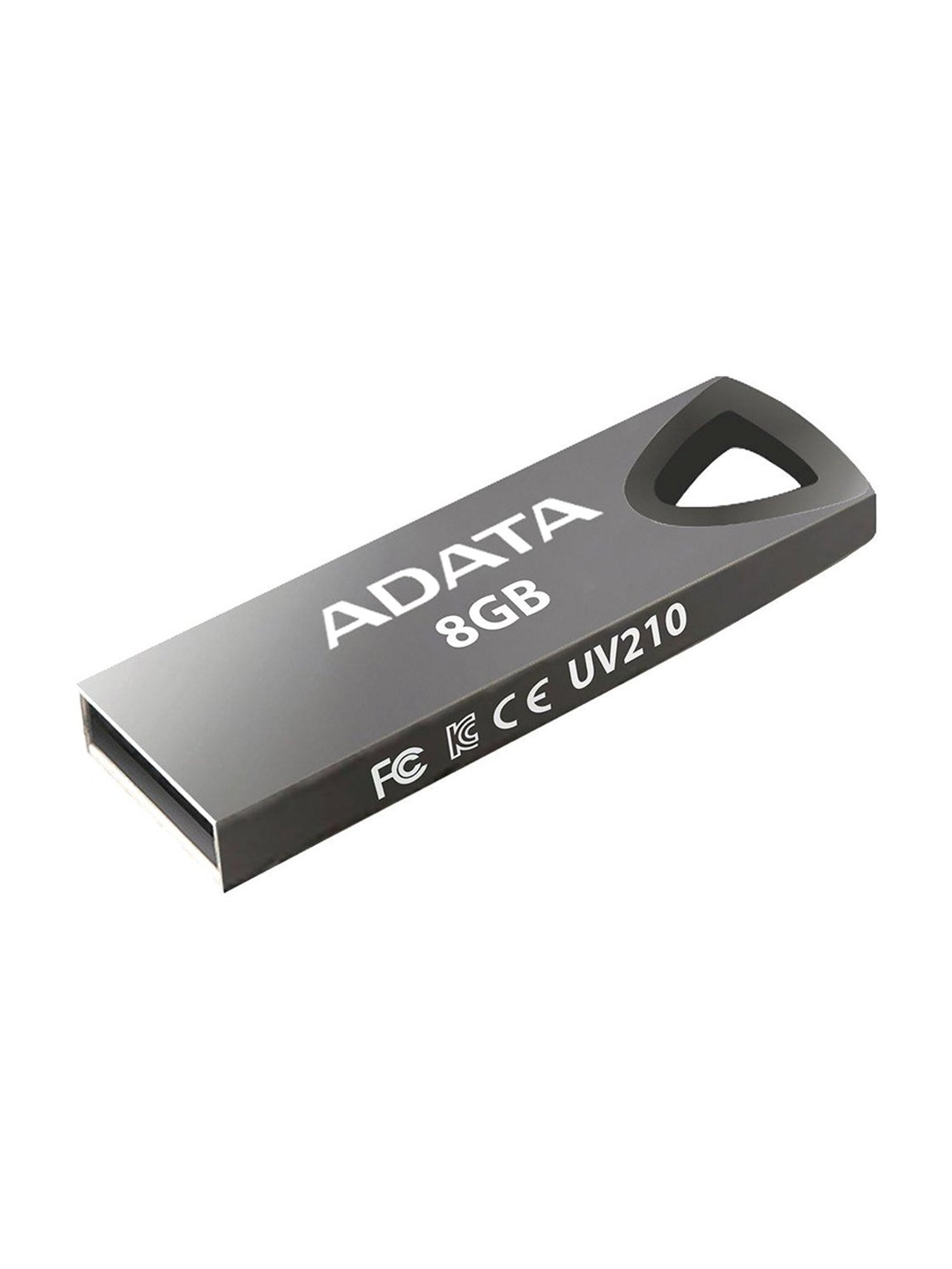 ADATA UV210 8GB USB 2.0 Pen Drive (Metallic Grey)
