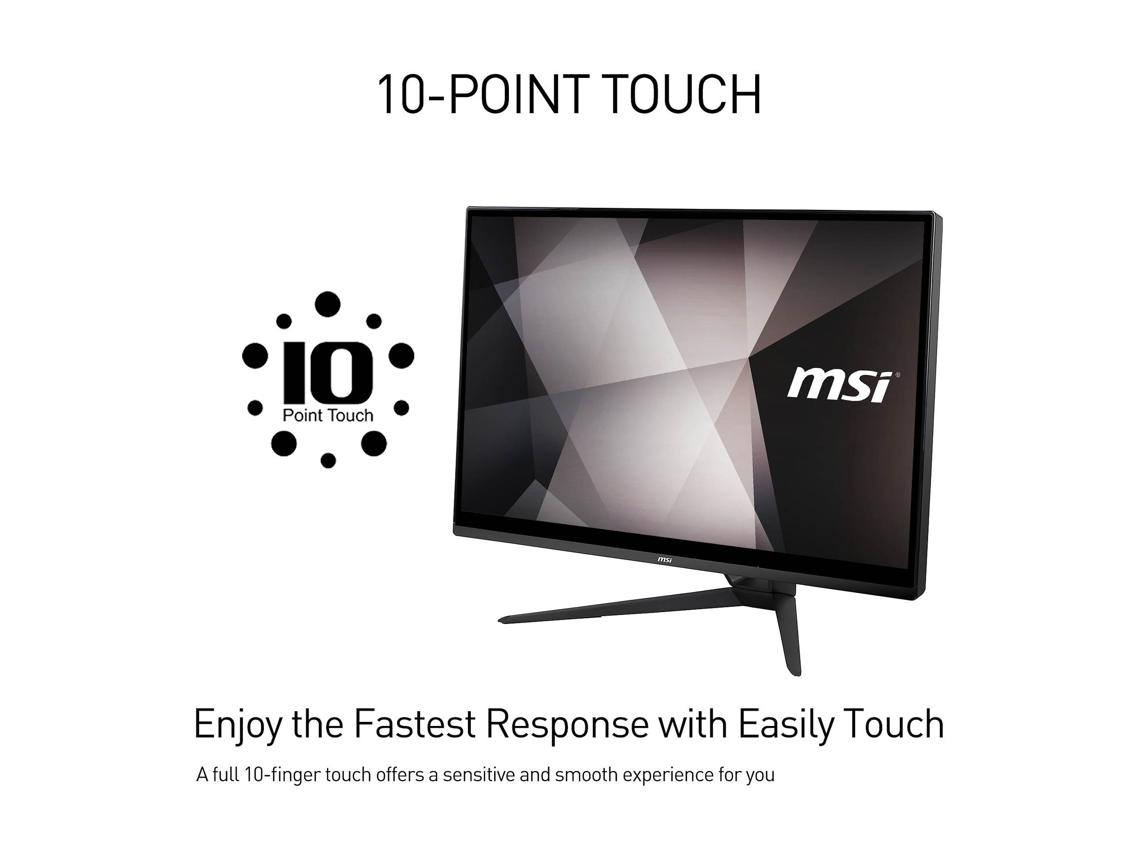 MSI PRO 22XT 10M-014US - 21.5" Touchscreen - Intel Core i5-10400 - 8 GB DDR4 - 512 GB PCIe SSD - Windows 10 Home - All-in-One