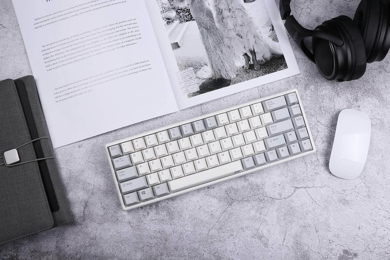 EPOMAKER NiZ Plum Atom 68 35g Electro-Capacitive Keyboard for Laptop PC Gamers (68 Key)