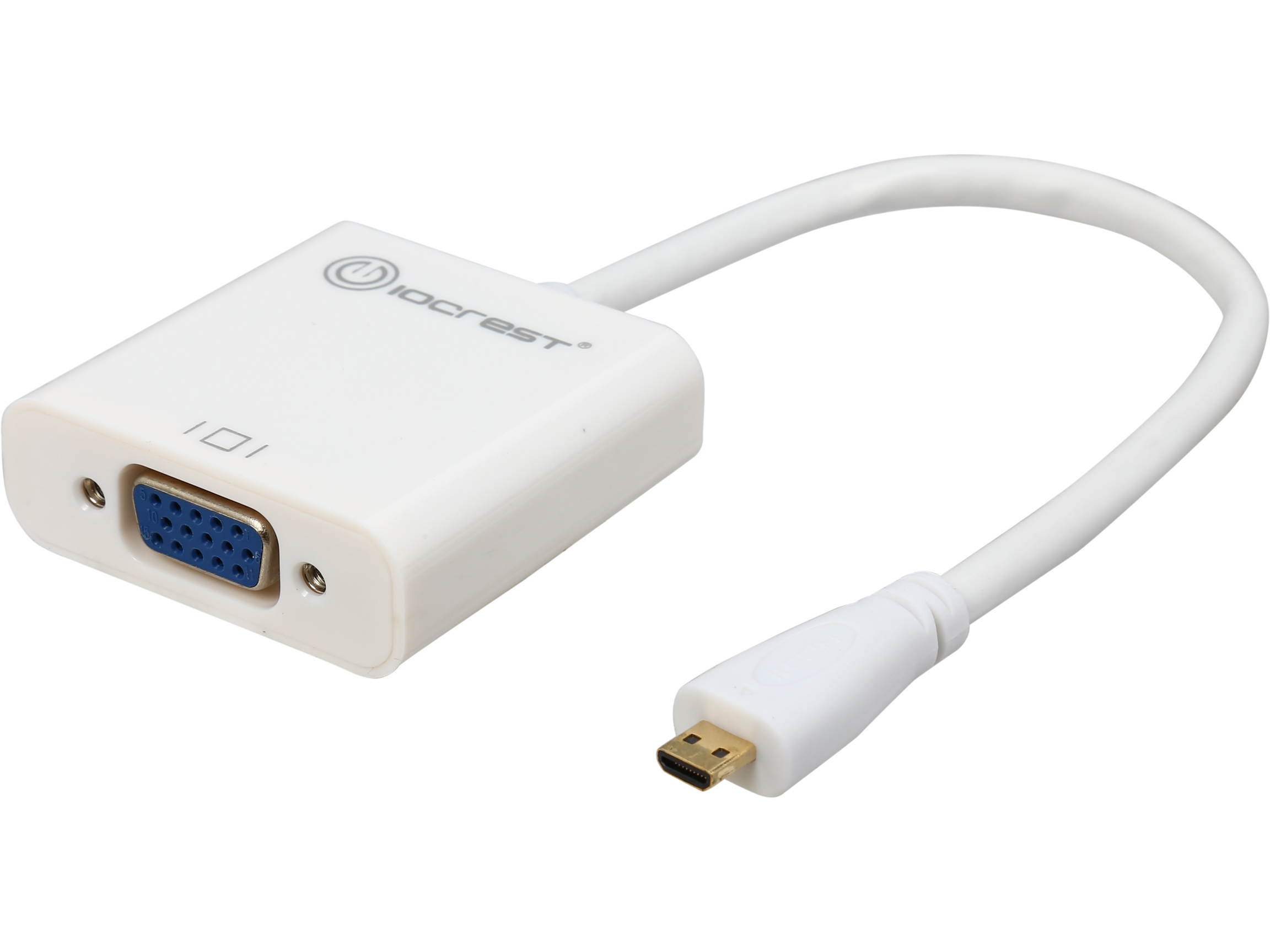 SYBA SY-ADA31045 IO Crest Micro HDMI Male to VGA Female Adapter