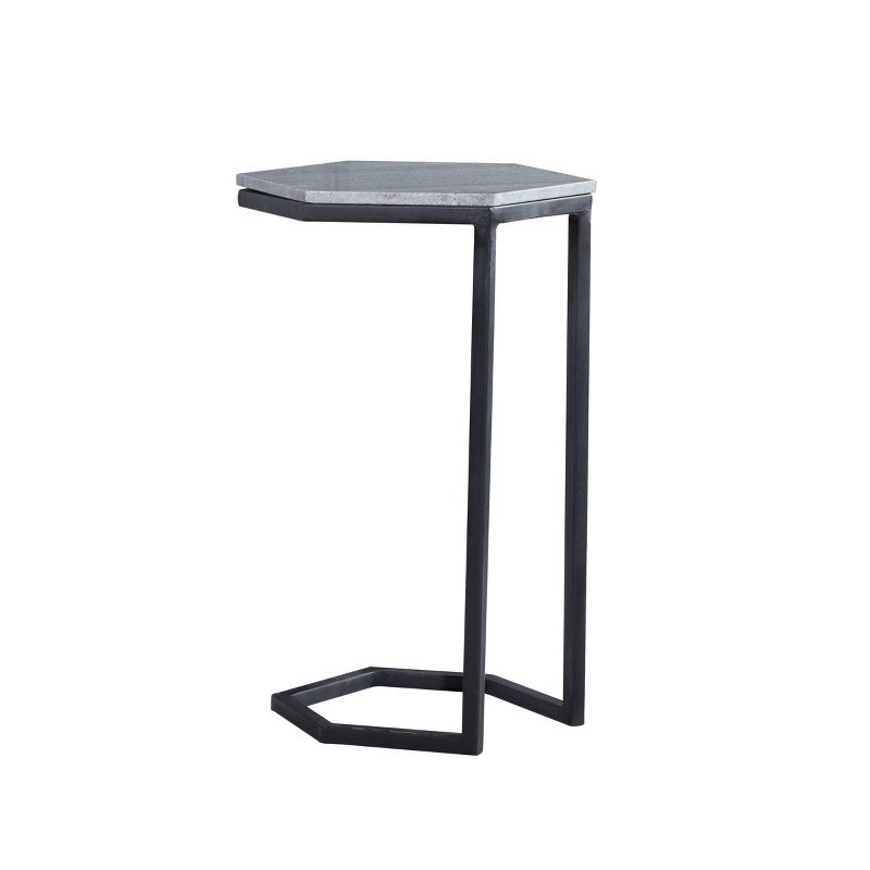 Metal Contemporary Accent Table Black - Olivia & May