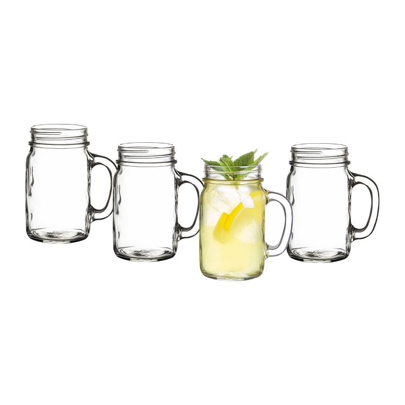 16oz 4pk Old Fashioned Drinking Jars - Cathy's Concepts