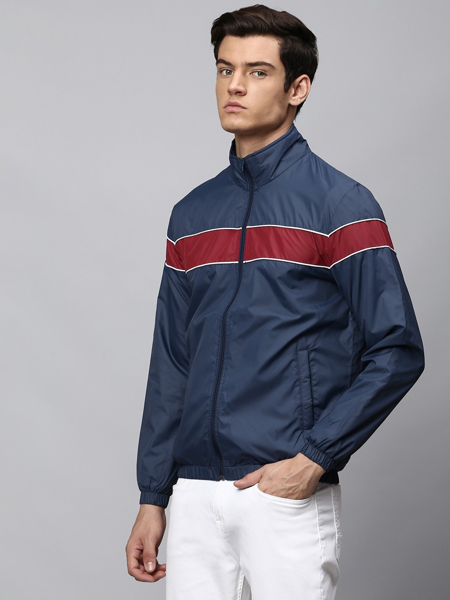 Dennis Lingo Multi Regular Fit Striped Jacket