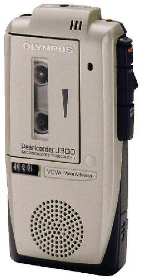 Olympus Pearlcorder J-300 Microcassette Recorder