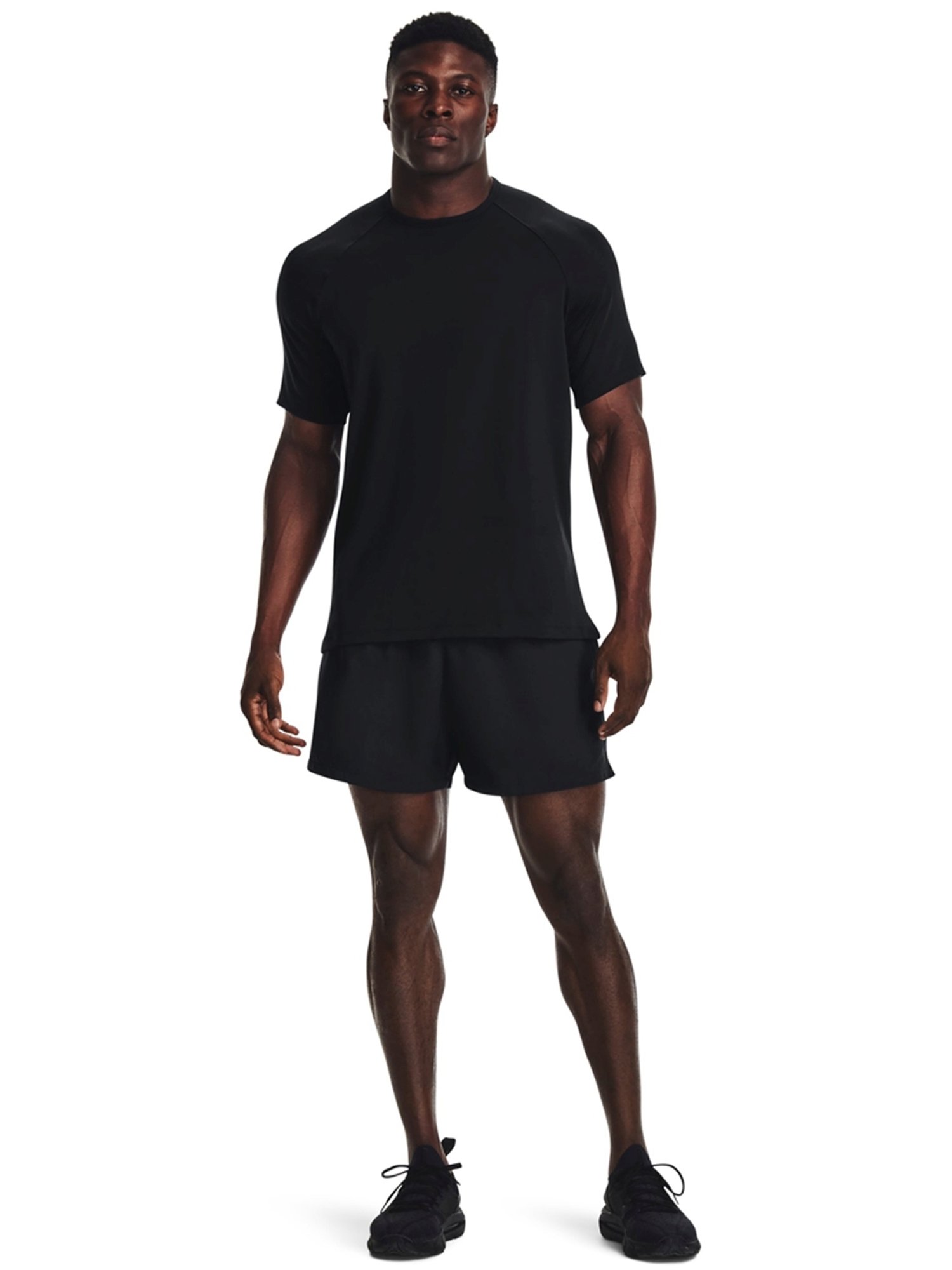Under Armour Black Loose Fit Sports Shorts