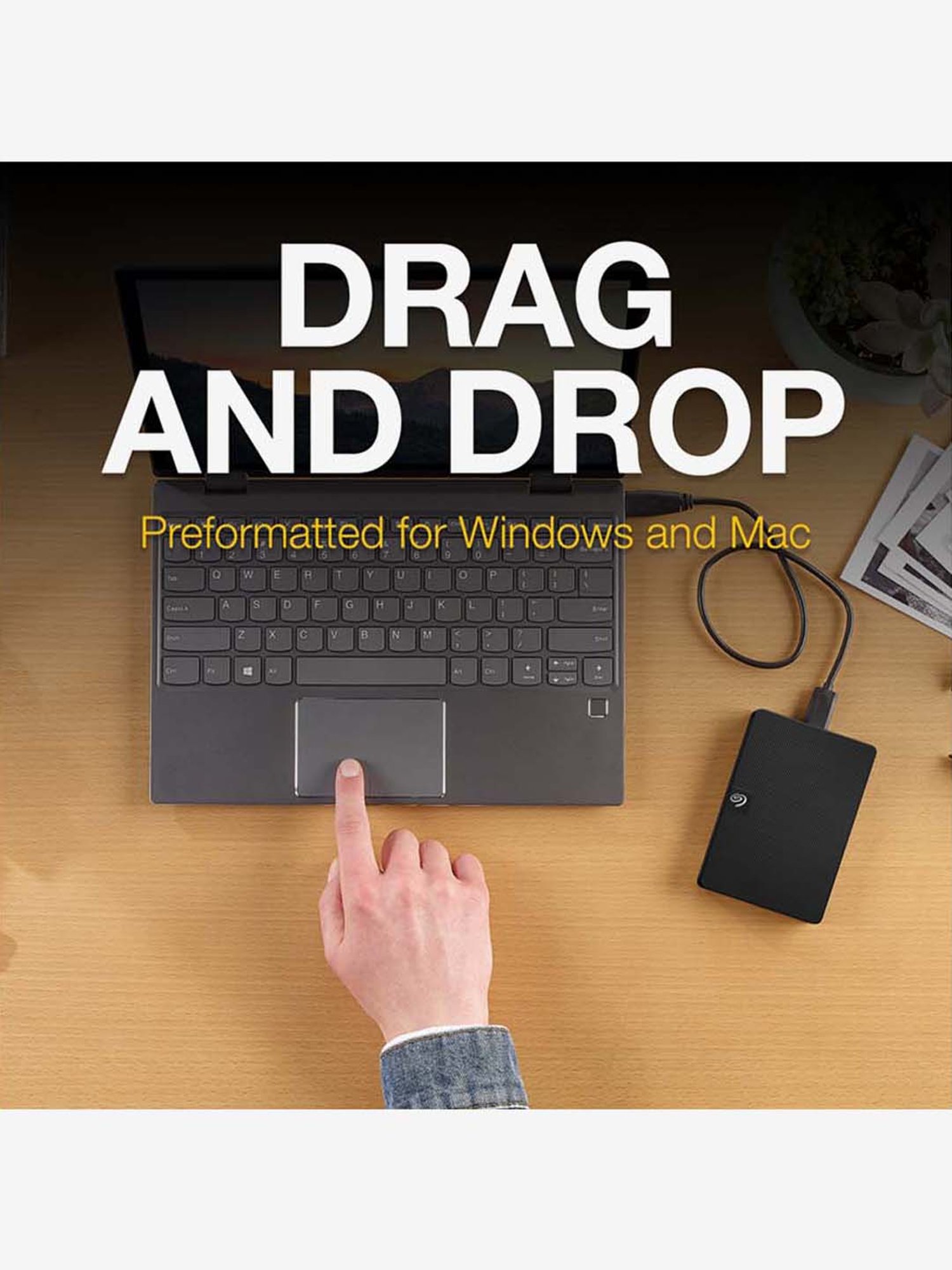 Seagate Expansion 2TB External HDD - USB 3.0 for Windows and Mac - STKM2000400