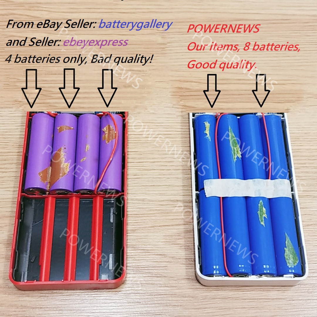 2000000mAh 4 USB Backup External Battery Power Bank Pack Charger for Cell Phone