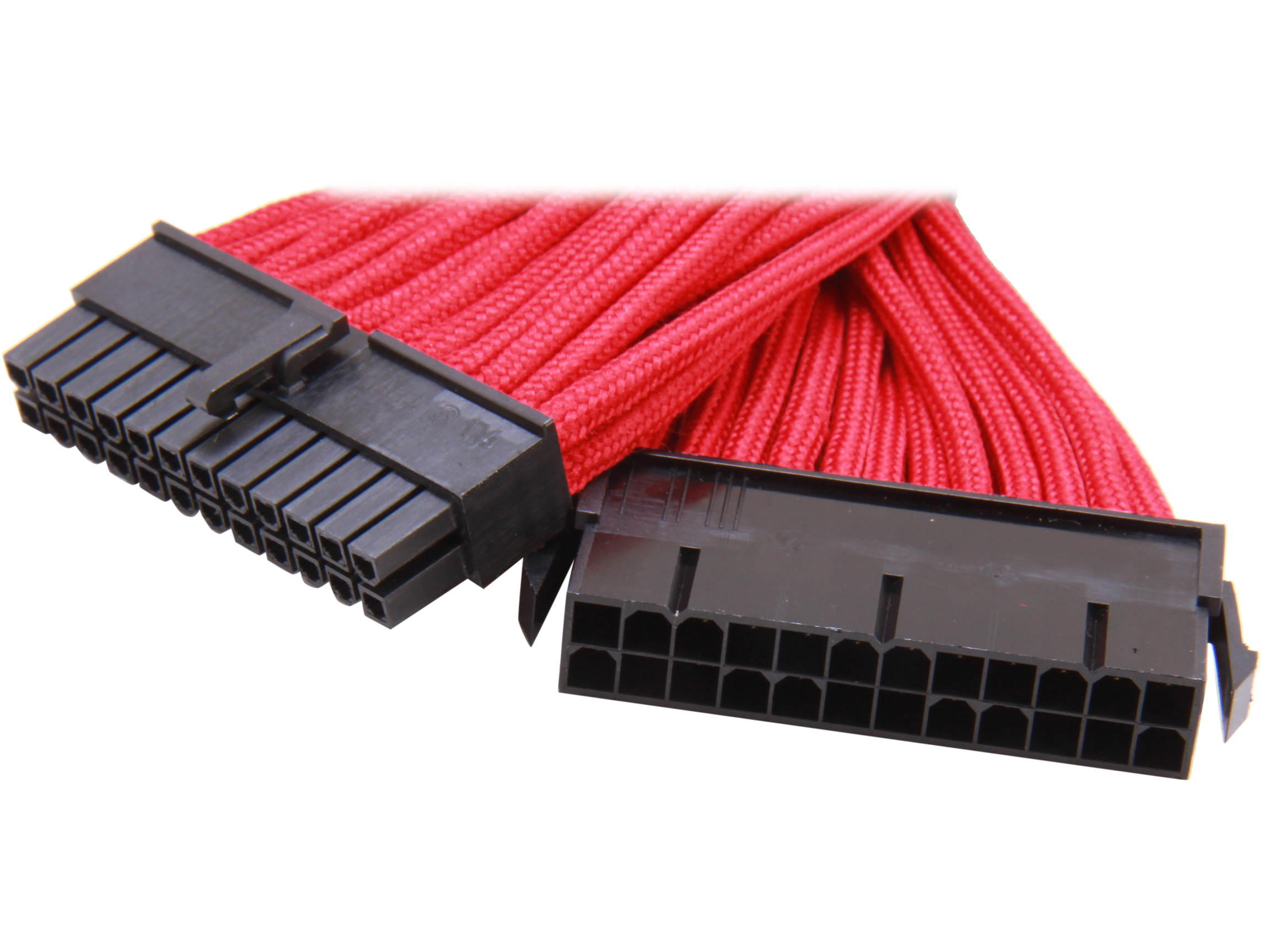 Silverstone PP07-MBBR Motherboard 24pin Connector Sleeved Extension Power Supply Cable