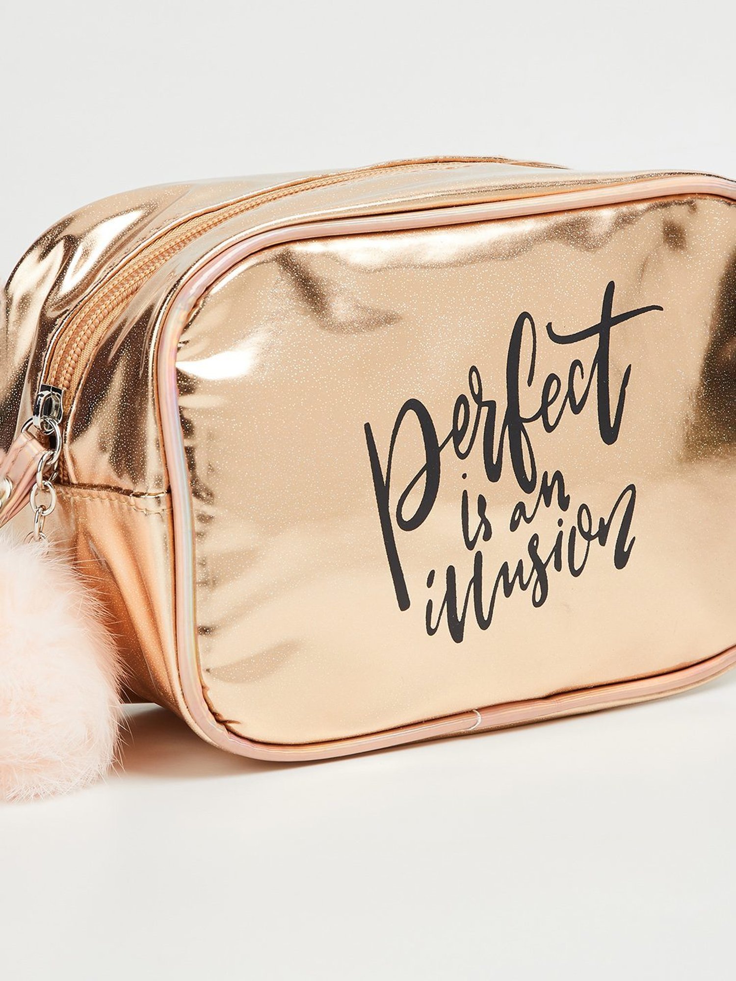 Ginger by Lifestyle Peach Shimmer Pouch