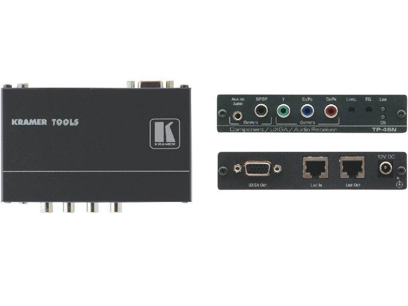Kramer Component Video or Computer Graphics Video with Audio over Twisted Pair Receiver