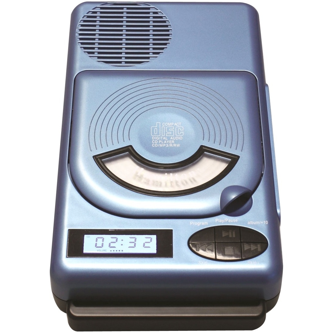 Hamilton Buhl Top-Loading Portable Classroom CD Player with USB and MP3 Player