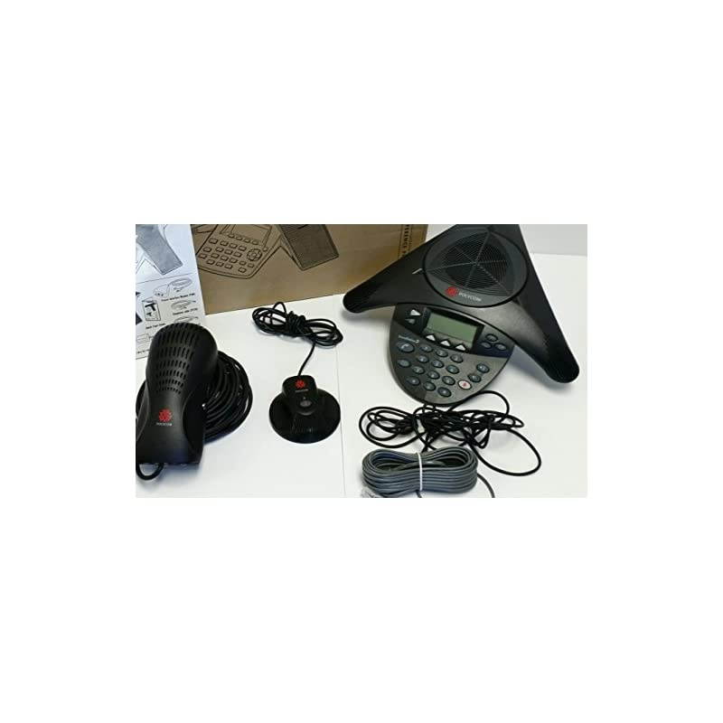 SoundStation 2 EX with 2 Mics Included (2200-16200-001)+(2200-16155-001) by (Renewed)