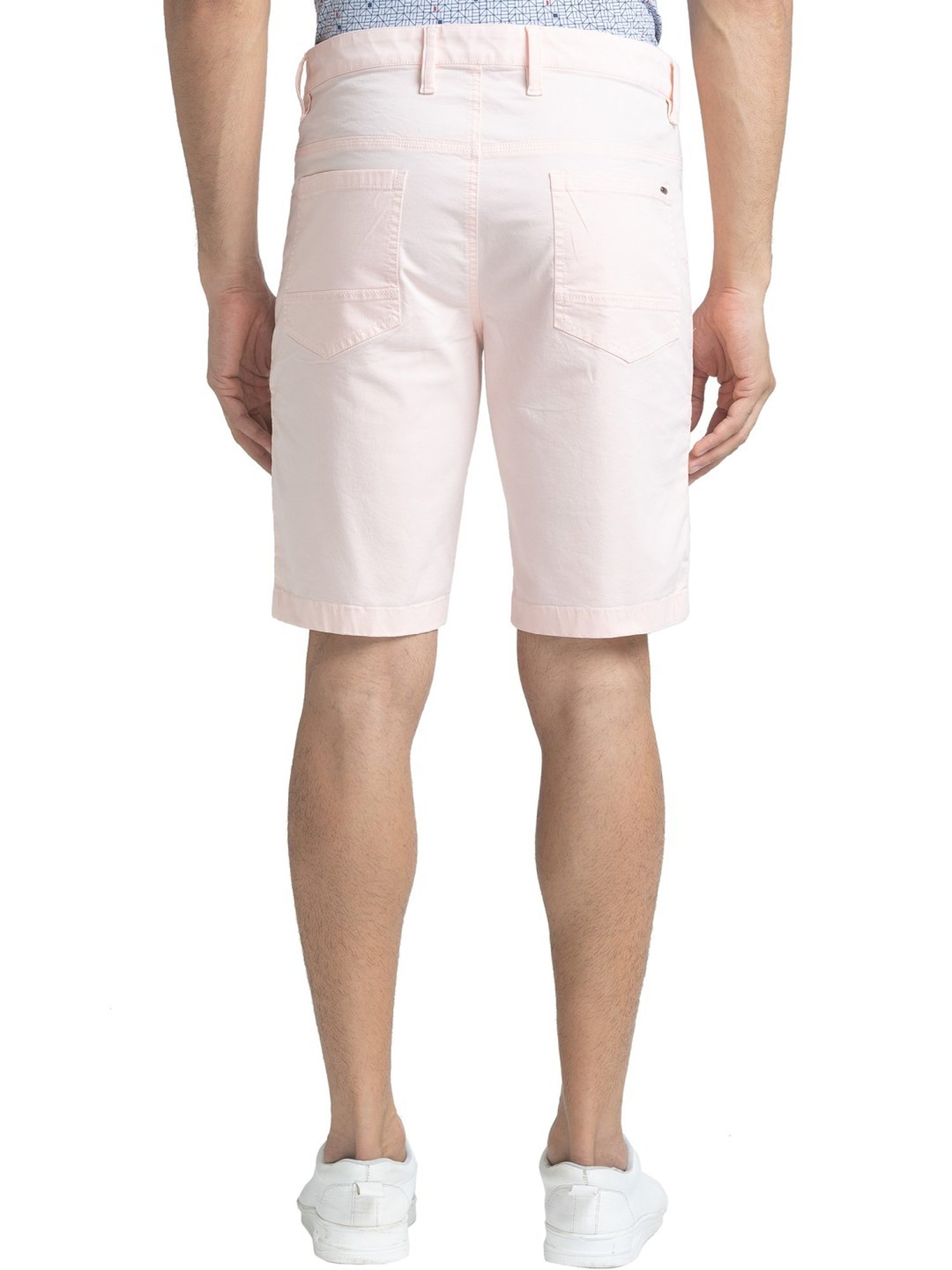 Parx Pink Regular Fit Shorts
