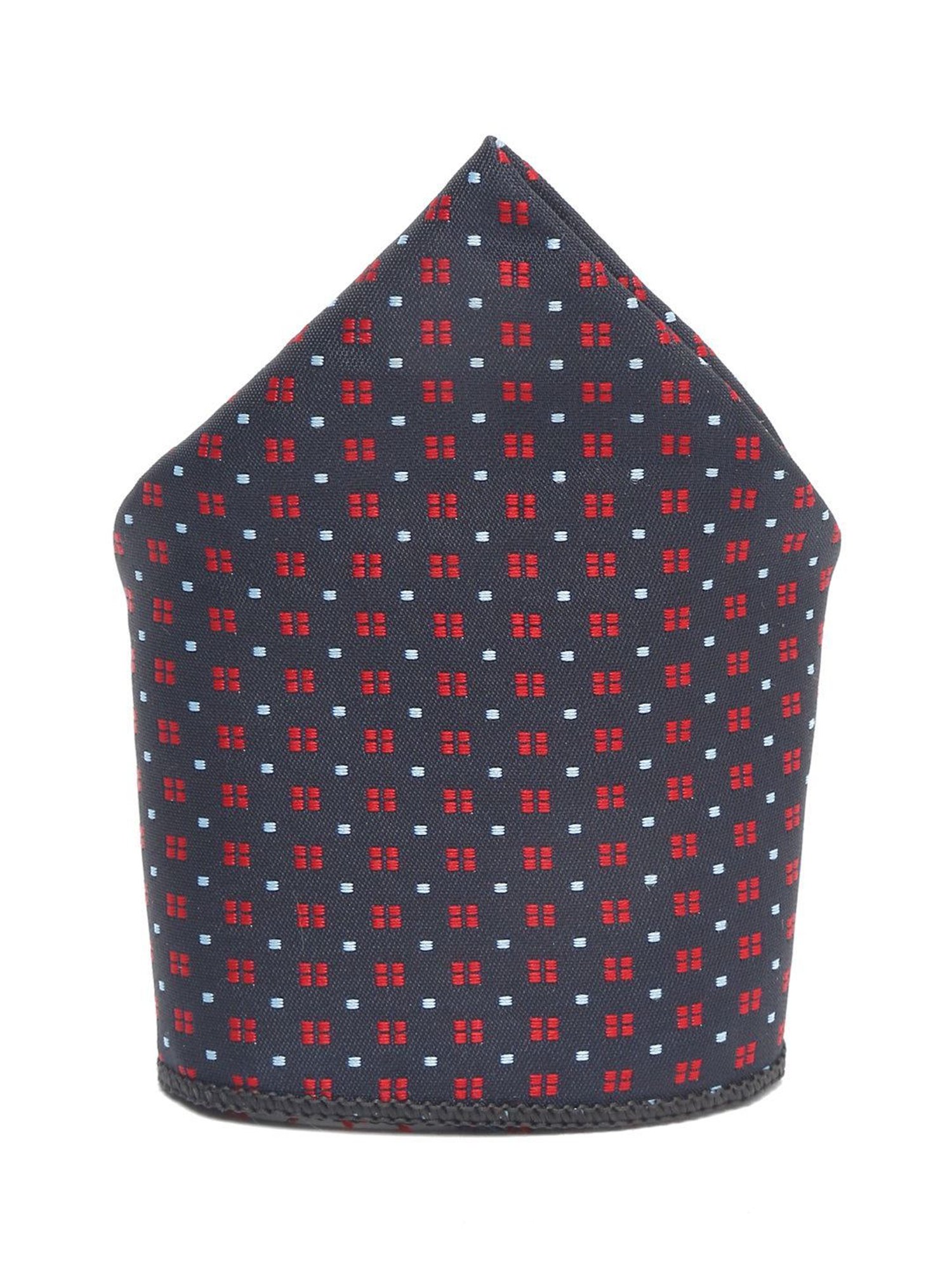 Louis Stitch Navy Embroidered Necktie Gift Set - Set of 3