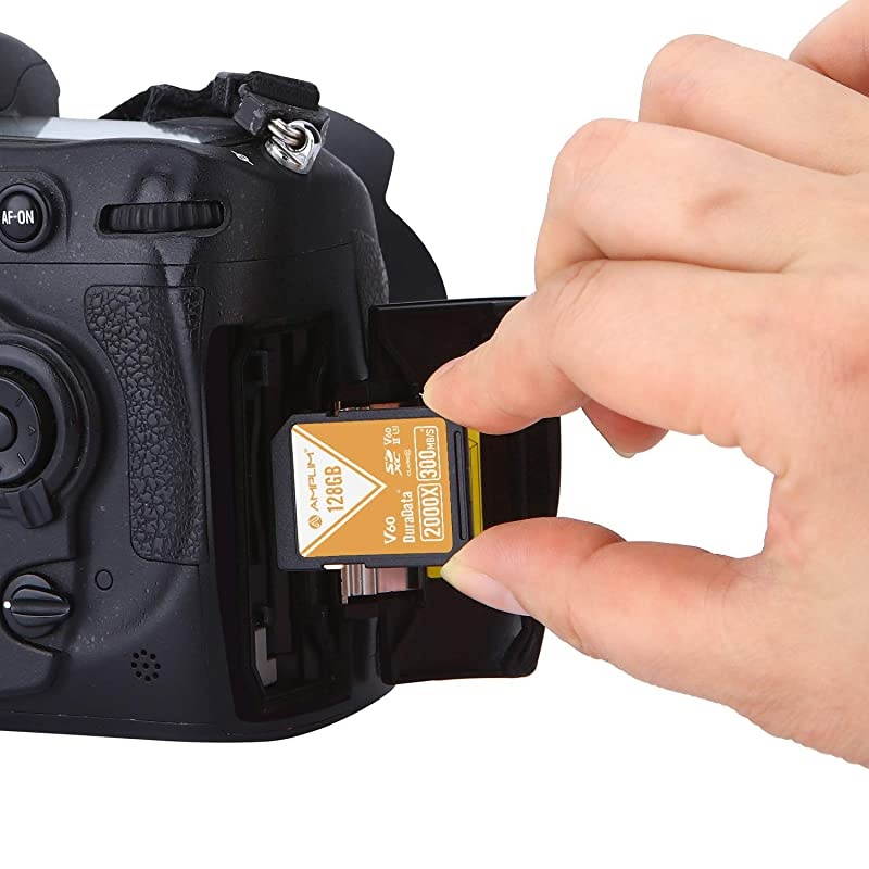 UHSII SD Card 128GB SDXC  High Performance 300MBS 2000X UHS2 Extreme Speed 128 GB128G XC Memory Card V60 4K 8K UHSII TF Flash for Fujifilm Nikon Olympus Panasonic Sony Video Cameras