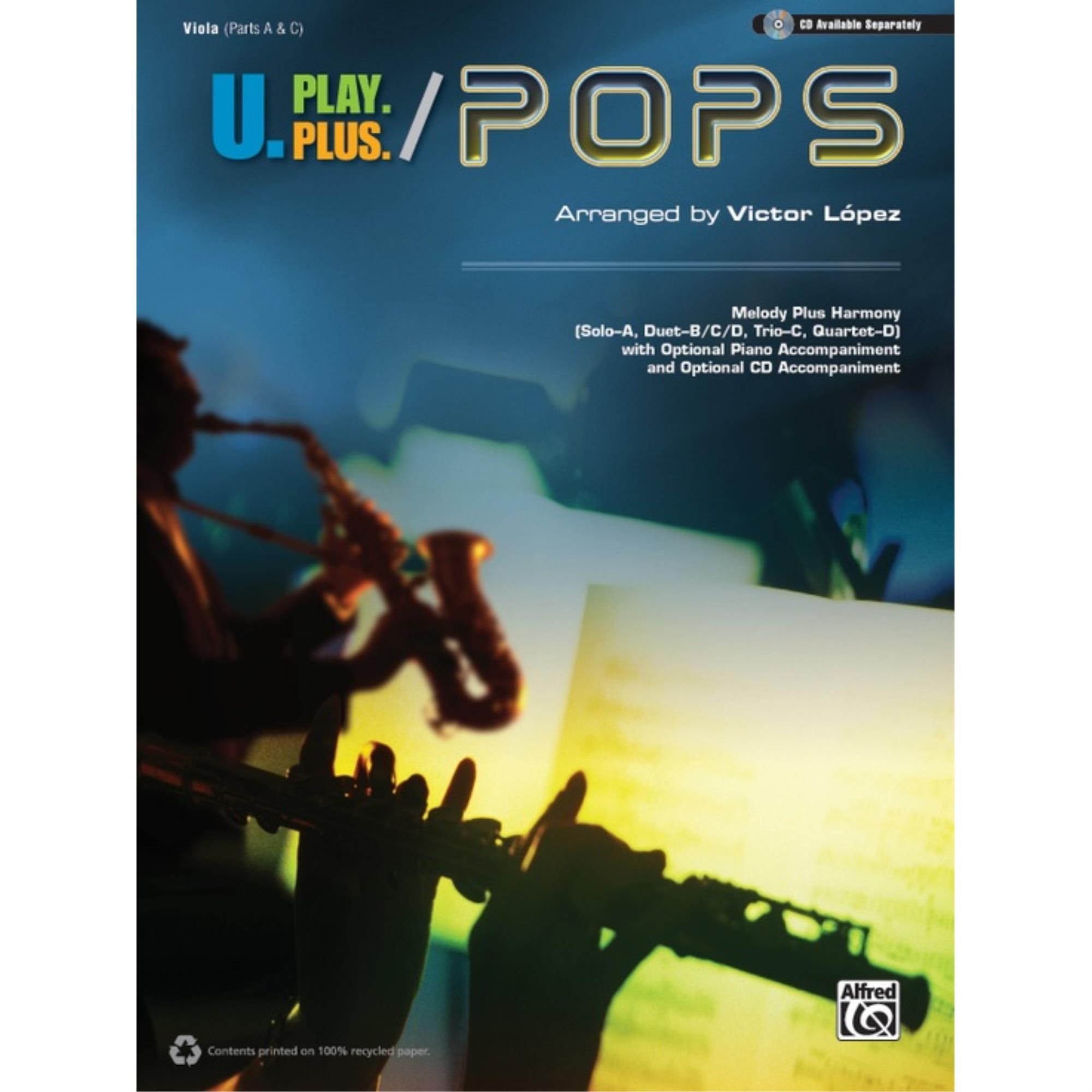 Alfred 00-36413 U Play Plus:Pops-Va Book