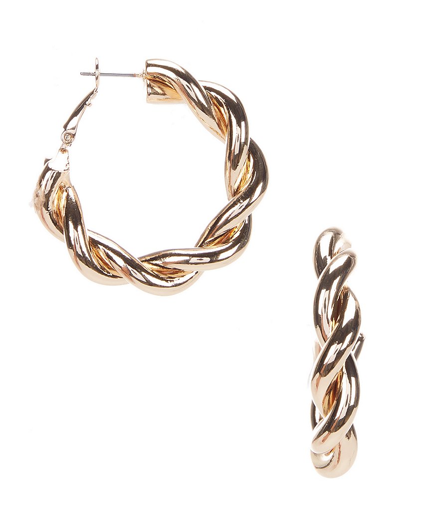 Braided Hoop Earrings