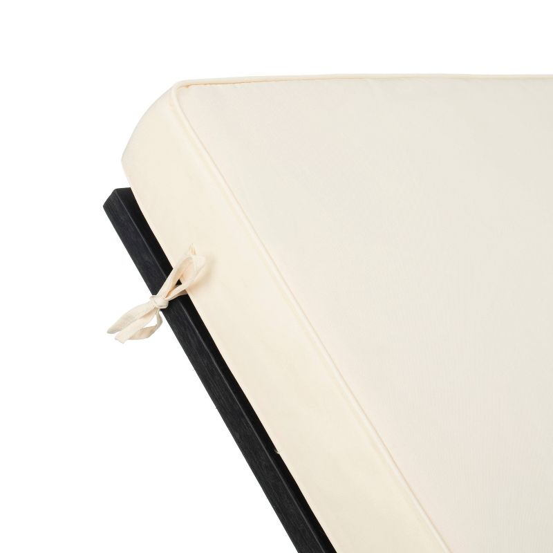 Solano Sunlounger - Black/White - Safavieh