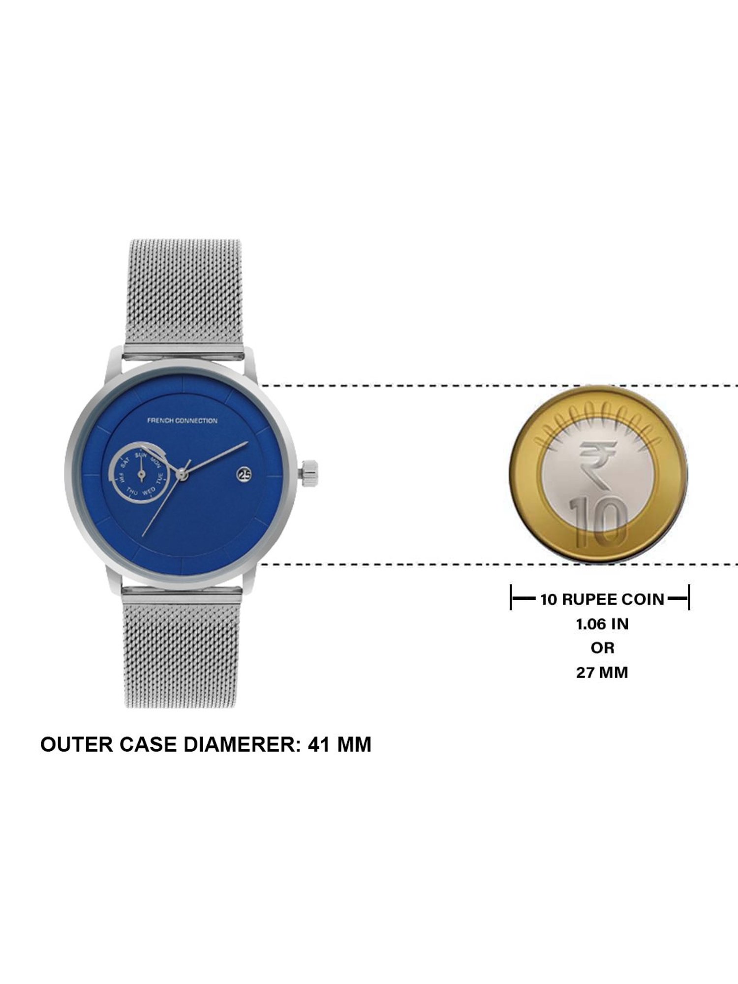 French Connection FCN00025A Picasa Analog Watch for Men