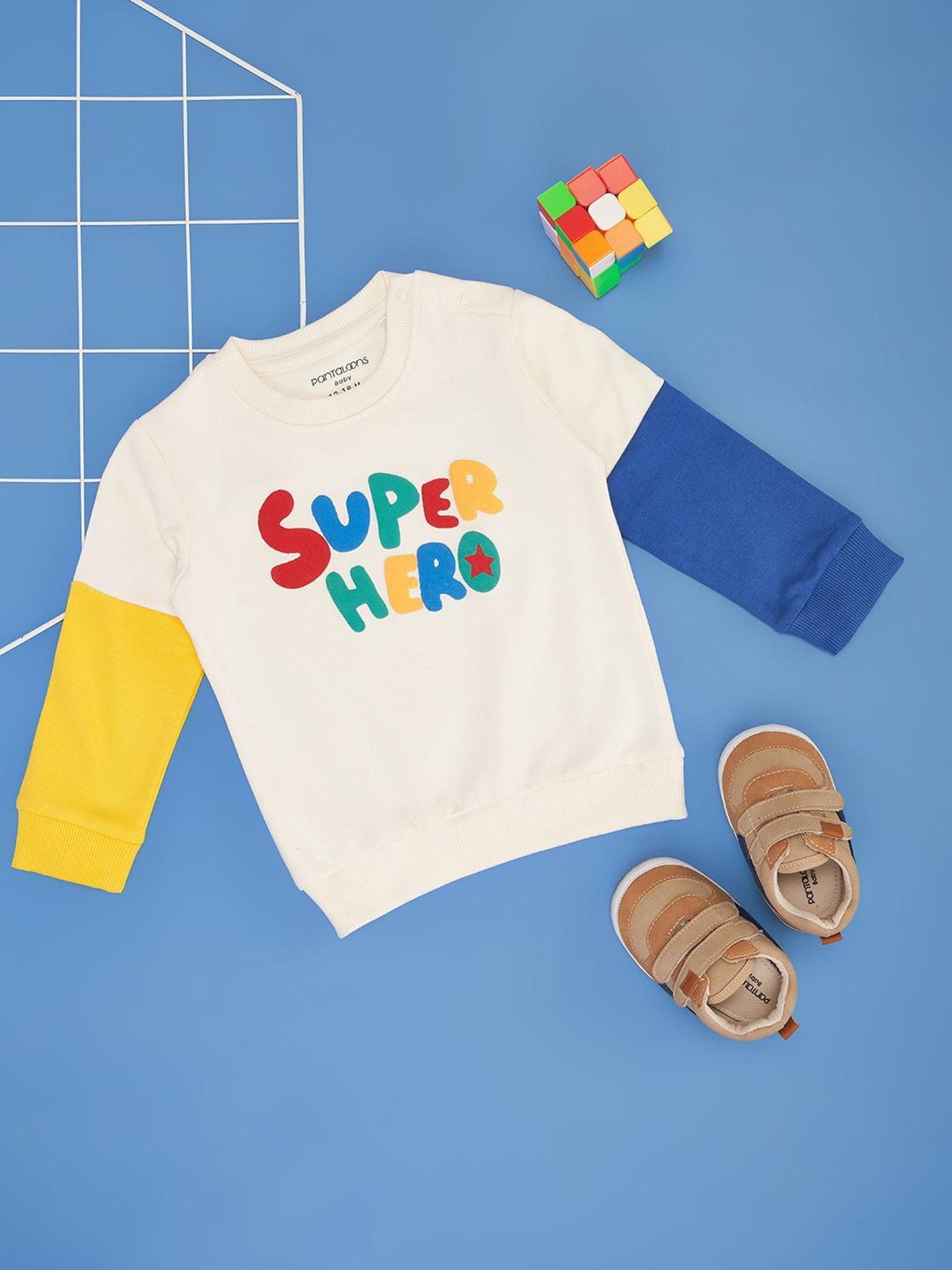 Pantaloons Baby White Sweatshirt