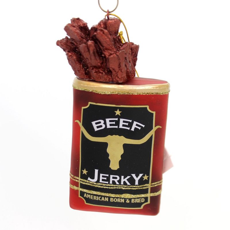 Holiday Ornaments 4.75" Beef Jerky Noble Gems Hand Crafted  -  Tree Ornaments