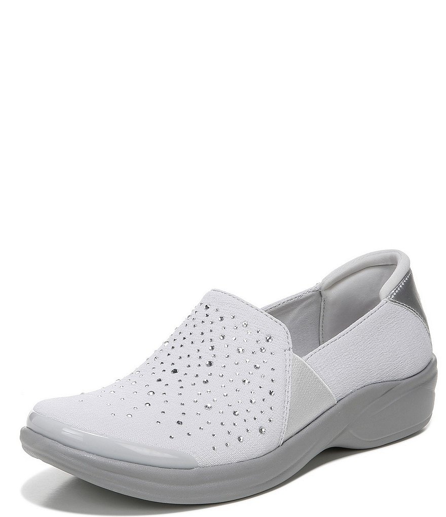 Bzees Poppyseed Rhinestone Slip-On Mesh Washable Shoes