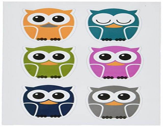 Set of 6 Cute Owl Refrigerator Magnets!