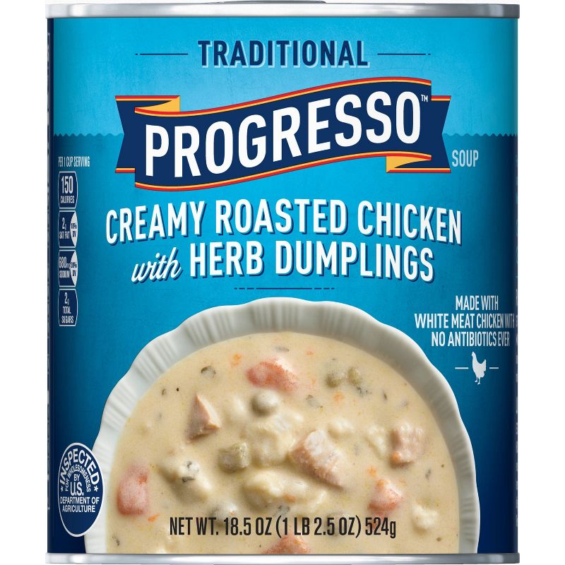 Progresso Traditional Roasted Chicken with Herb Dumpling Soup 18.5oz