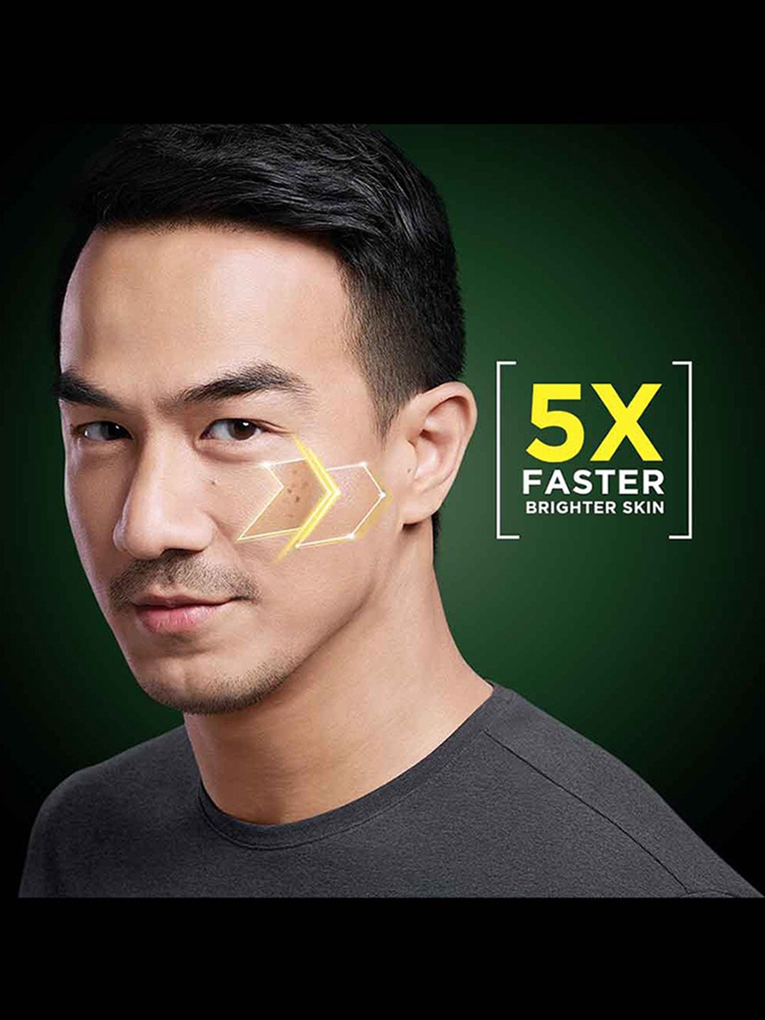 Garnier Men Turbo Bright Icy Serum Gel - 30 ml