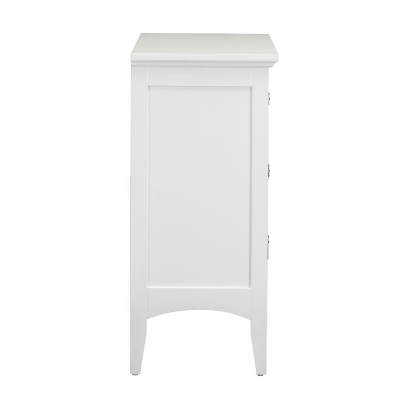 32" Durdle Accent Cabinet White - Elegant Home Fashions