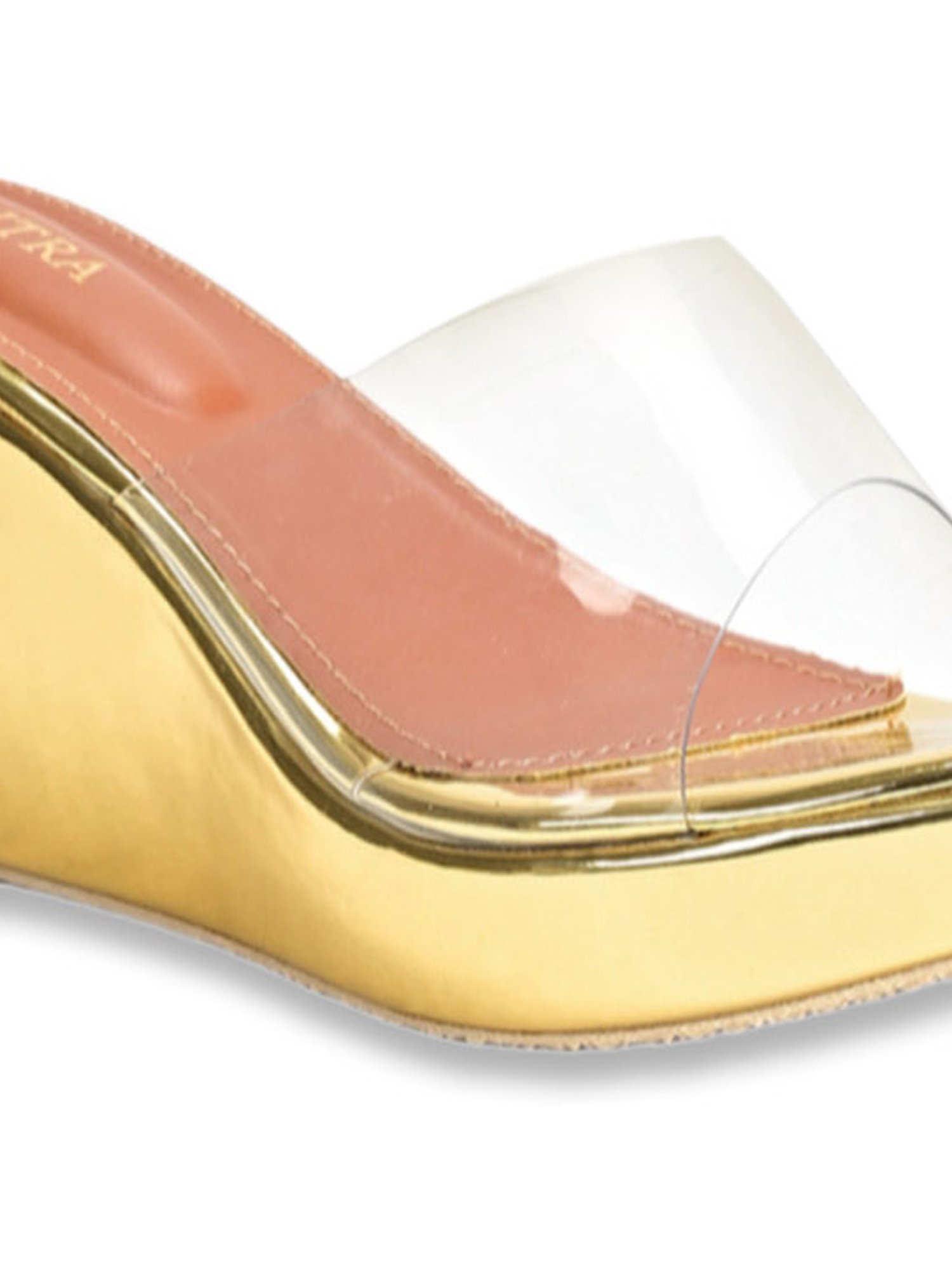 Scentra Women's Mustard Casual Wedges